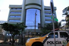 Polícia Militar presta apoio à PF e à Justiça Federal com esquema de segurança para oitiva do ex-presidente, nesta quarta