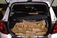 Carro com quase 340 quilos de maconha é apreendido pela PM em São Miguel do Iguaçu (PR), no Oeste do estado