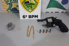 Dupla é presa durante roubo e vítima é salva por policiais militares em Cascavel (PR)