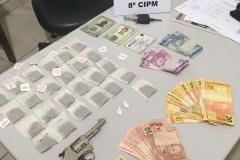 Três homens são presos portando drogas e o veículo com débitos e características alteradas em Irati (PR)