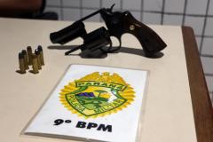 Paranaguá, 29 de Janeiro de 2019. Apreensão de Arma de Fogo