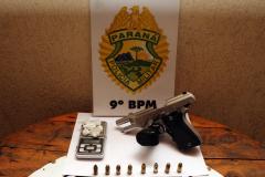 Matinhos, 03 de fevereiro de 2019. Operação Verão 2018/2019 - Flagrante Arma de Fogo