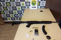 No Oeste do estado, a PM apreende nove armas de fogo e munições em ações distintas