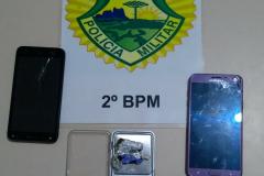 Tráfico de drogas é interceptado pela PM em Pinhalão (PR), no Norte Pioneiro