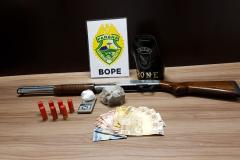 Jovens são encaminhados por possuir maconha e cocaína em Fazenda Rio Grande, na RMC 