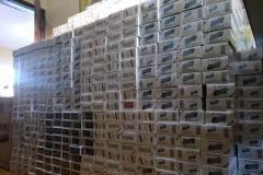 Acidente de trânsito leva PM a apreender mais de 2,5 mil pacotes de cigarros no Noroeste do estado