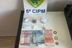 Dois homens são encaminhados por suposto envolvimento com o tráfico de drogas em Cianorte, no Noroeste do Estado

