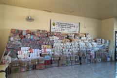 Unidade da PM arrecada cinco toneladas de alimentos para o Hospital do Câncer de Londrina (HCL)