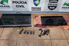 Objetos roubados por uma única pessoa são recuperados em Marechal Cândido Rondon; suspeito autor dos crimes é encaminhado