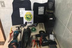 Roubo em agência bancária é impedido por policias militares, no Norte do Estado 