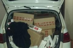 Space Fox com emplacamento de Marília é apreendido pela PM com 20 caixas de cigarro em Tuneiras do Oeste (PR)