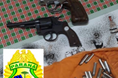 Cinco homens são presos, além de armas e munições apreendidas pela PM em Campo do Tenente 
