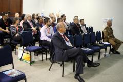Pinhais, 11 de abril de 2019. Palestra do Cel. Hudson na Expotrade