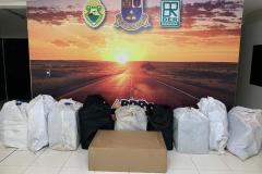 BPRv apreende carga de produtos contrabandeados do Paraguai no Noroeste do estado.