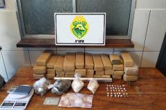 Suspeito de tráfico de drogas é preso e quase 20 quilos de maconha são apreendidos em Mandaguari (PR)