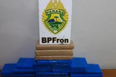BPFron apreende mais de 16 quilos de maconha e contrabando em situações distintas no Oeste do estado