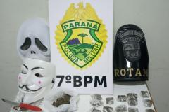 No Noroeste do estado, PM apreende 32 porções de maconha e 23 pedras de crack durante o final de semana; nove pessoas são encaminhadas