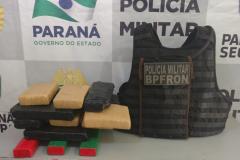 Droga que renderia mais de R$ 12 mil para o crime é apreendida pelo BPFron no Oeste do estado