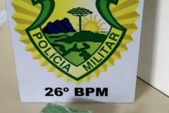 Dois suspeitos são encaminhados pela PM após efetuarem roubo em um estabelecimento em Telêmaco Borba (PR)