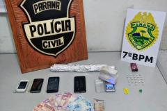 Três pessoas são presas durante ação conjunta na Cidade Gaúcha (PR)