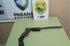 De folga, policial militar impede roubo e apreende arma em Arapoti (PR)