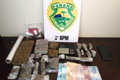 Maconha é apreendida e pneus de carreta são recuperados pela PM no Sudoeste do (PR) 