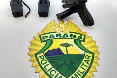 PM cumpre mandado de busca e apreensão em Curiúva nos Campos Gerais 