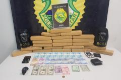 BOPE apreende 15 quilos de maconha e apreende dois homens em Curitiba