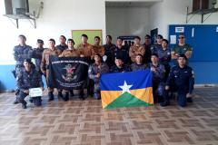Policiais do BPFron participam de Instrução de Nivelamento de Conhecimentos para policiais militares de Roraima (RO)