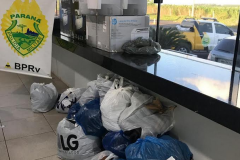 Contrabando é desmantelado pelo BPRv na fronteira paranaense 