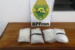 BPFron retira dois quilos de cocaína de circulação em Campo Bonito (PR) no Oeste do estado