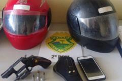 PM prende dois homens logo após roubo à Posto de combustível em Santo Antônio da Platina (PR)