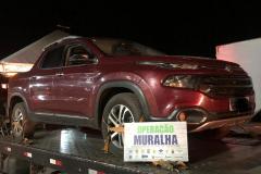 Carro roubado em Terra Roxa (PR) foge de abordagem e é recuperado pelo BPFron no Mato Grosso do Sul (MT)