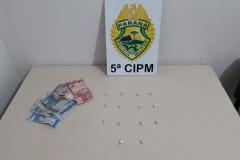 PM de Cianorte apreende adolescente por tráfico de drogas, na região Noroeste do estado