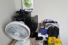Homem é preso pela PM de Cianorte por vários furtos ocorridos na cidade de Jupurá 