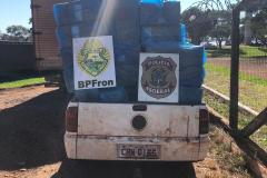 Barco e carro utilizados para o contrabando de cigarros são apreendidos pelo BPFron em porto clandestino no Oeste do PR