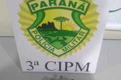 PM apreende arma de fogo e encaminha um homem em Nova Londrina, no Noroeste do estado