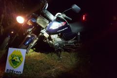 BPFron apreende duas motocicletas após patrulhamento em Guaíra, no Oeste do estado