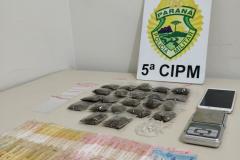 Homem tenta fugir de abordagem, mas acaba preso pela PM no Noroeste do estado