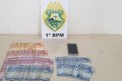 Em abordagem, PM apreende 38 pedras de crack em Ponta Grossa, nos Campos Gerais