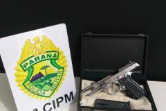 PM de Cianorte prende homem por posse irregular de arma de fogo no Noroeste do estado 
