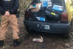 Diversas caixas de cigarro contrabandeado são apreendidas durante Operação Hórus, em Foz do Iguaçu (PR)