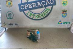 BPFron apreende arma de brinquedo durante a Operação Hórus Sul em Foz do Iguaçu (PR)