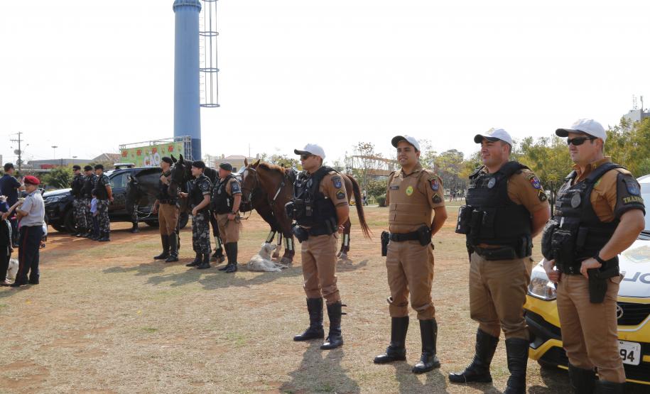Equipe do Choque da PM de Ponta Grossa (PR) promove 1ª Cãominhada no Parque Ambiental
