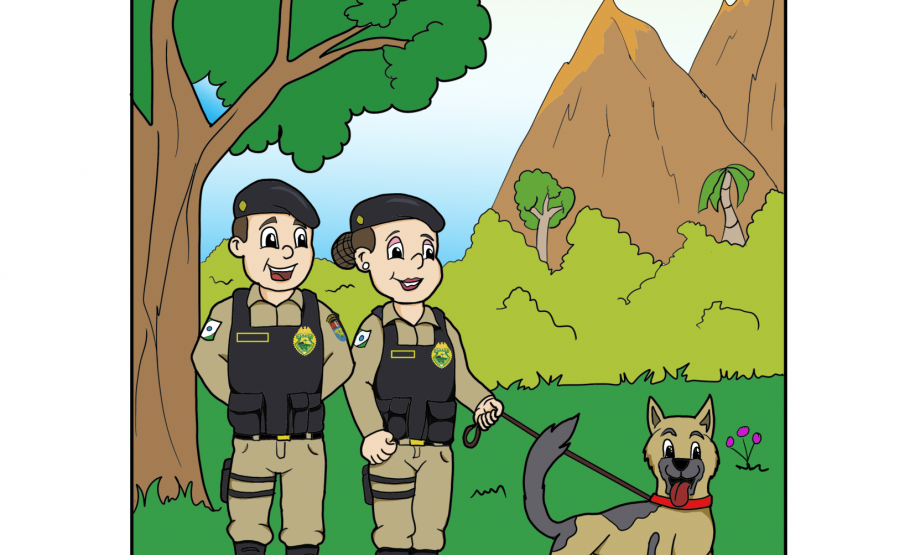 Revista em quadrinhos “Fronteirinha” é lançada pelo BPFron durante “Café com a Comunidade” em Marechal Cândido Rondon (PR)