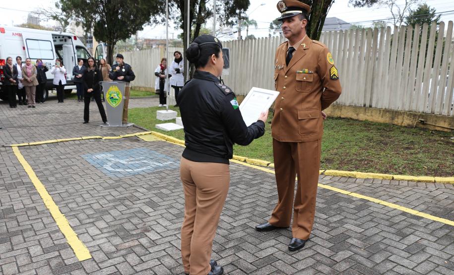 Hospital da Polícia Militar (HPM) recebe nova ambulância durante solenidade na Capital