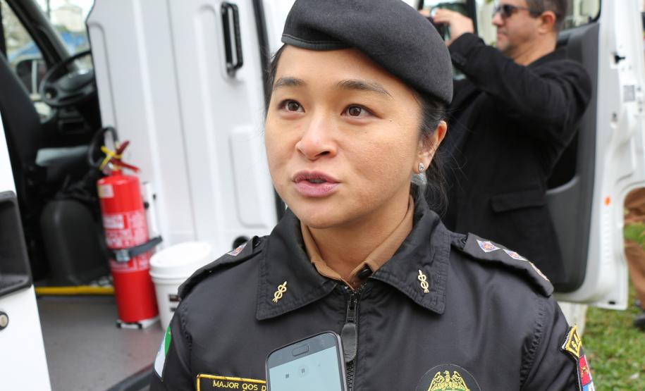 Hospital da Polícia Militar (HPM) recebe nova ambulância durante solenidade na Capital