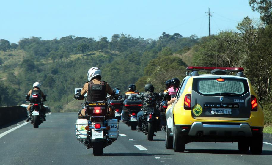 Passeio Motociclístico em comemoração aos 165 anos da PM reúne quase mil pessoas na APMG