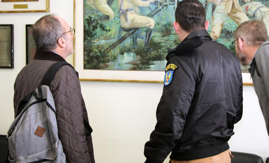 Comandante-Geral da PM recebe visita do cônsul dos EUA em Curitiba (PR)