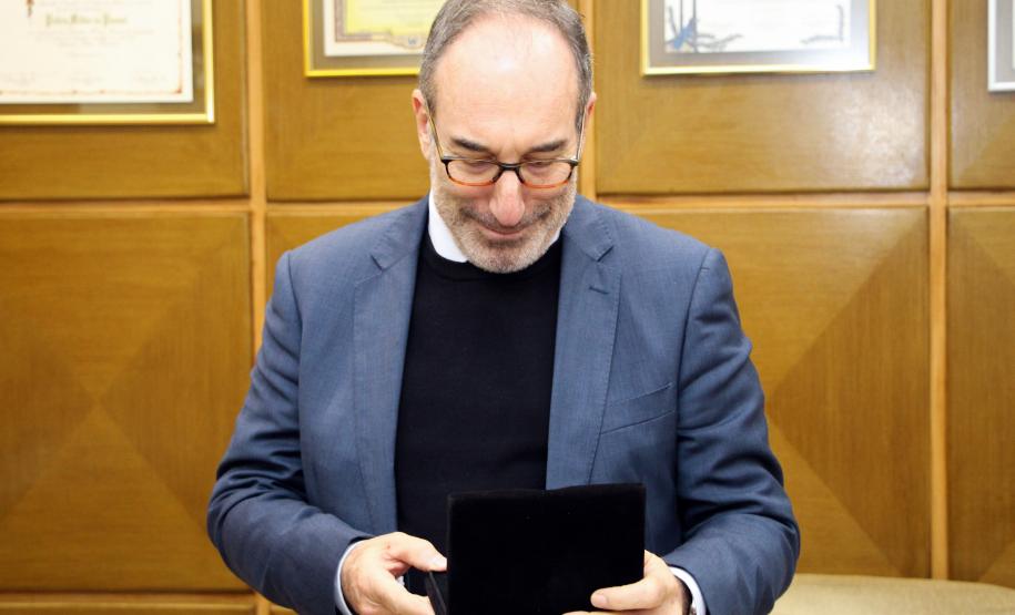 Comandante-Geral da PM recebe visita do cônsul dos EUA em Curitiba (PR)